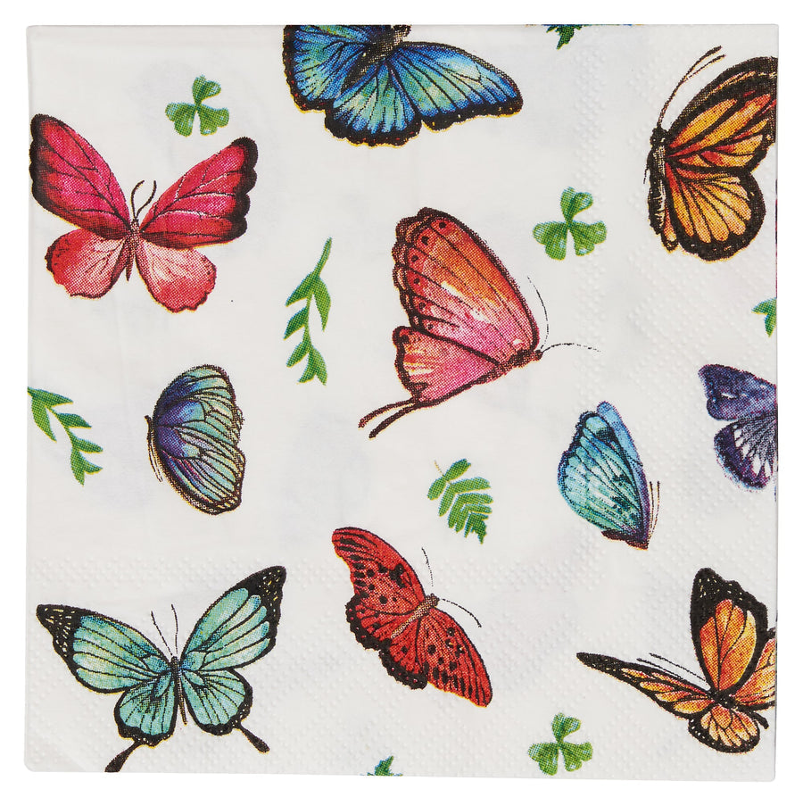 Butterfly Cocktail Napkin - Pack of 20