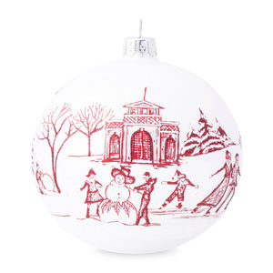 Country Estates Winter Frolic Limited Edition 2020 4" Ball Ornament