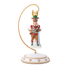Load image into Gallery viewer, Country Estates Comet the Golfer Reindeer Glass Ornament