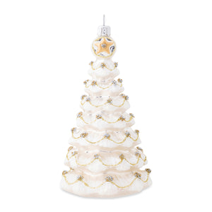 Berry & Thread Silver/Gold Tree Glass Ornament