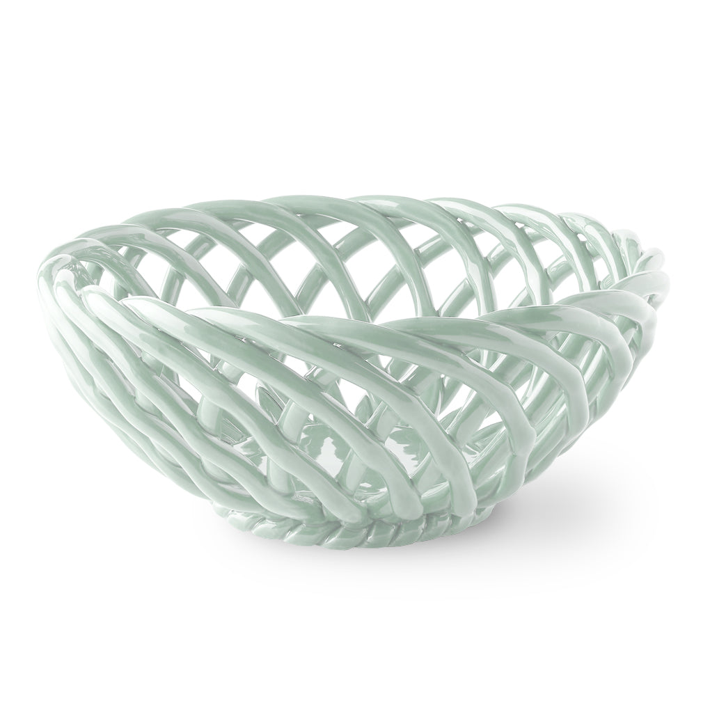 Woven Ceramic Basket - Large
