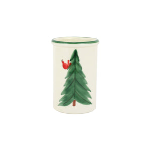 Old St. Nick Utensil Holder with Carrots
