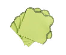 Load image into Gallery viewer, Scallop Edge Dinner Napkins - Set of 4