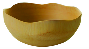 Mango Wood Wave Edge Bowl, Medium