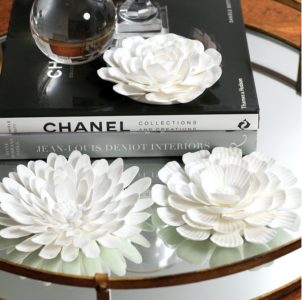 Porcelain Flower Table and Wall Decor, Assorted