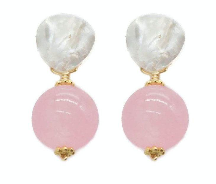 CLAIRE EARRING, PINK