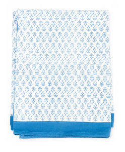 Batik Blue Large Tablecloth
