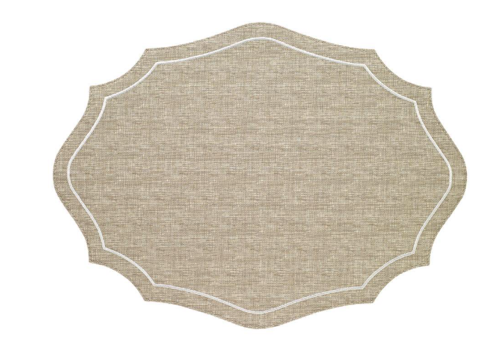 Byzantine Beige White Mats p/4