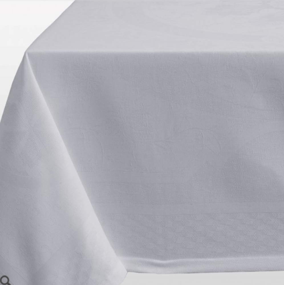 Duchesse White Tablecloth 69 x 69