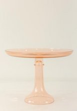 Load image into Gallery viewer, Glass Cake Stand - Blush