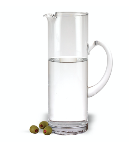 Celebrate Mouth Blown Lead Free Crystal Pitcher H11.5