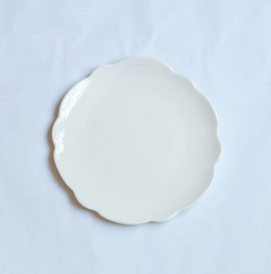 Scallop Salad Plate Cream