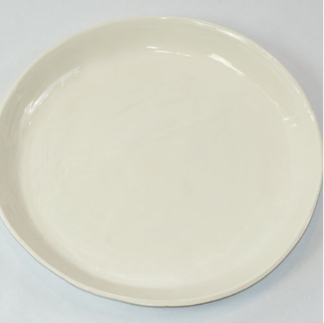 Large Round Platter Cream