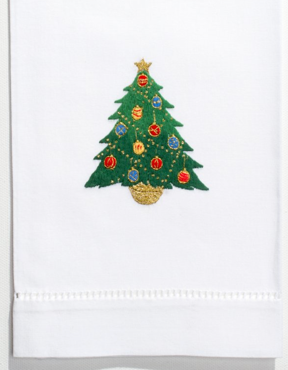 Hand Towel - Ornament Tree