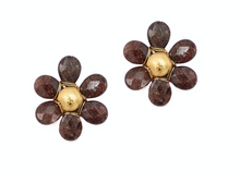 Load image into Gallery viewer, Flora Earring - Light Burgundy