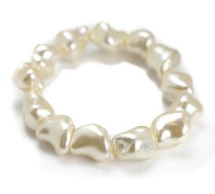 Minnie Bracelet - White Pearl