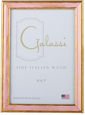 Pink with Gold Frame