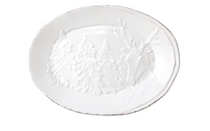 Lastra Winterland Small Oval Platter