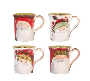 Old St. Nick Assorted Mugs - Set of 4