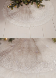 48" Winter Snowflake Tree Skirt