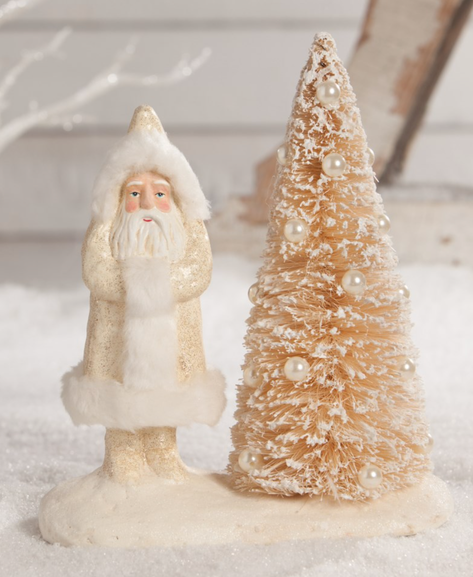 Winter Santa with Tree