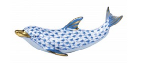 Playful Dolphin - Blue