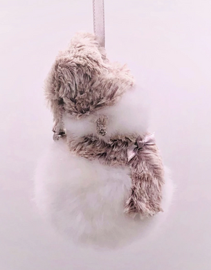 Frosty Ornament-Oatmeal Fur
