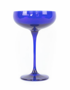 Colored Champagne Coupe-Royal Blue
