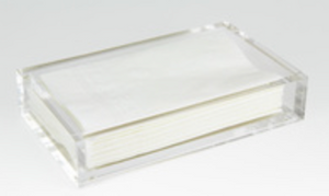 Lucite Bathroom Guest Towel Tray