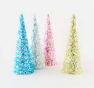 Iridescent Cone Tree - Small, 4 Assorted Colors