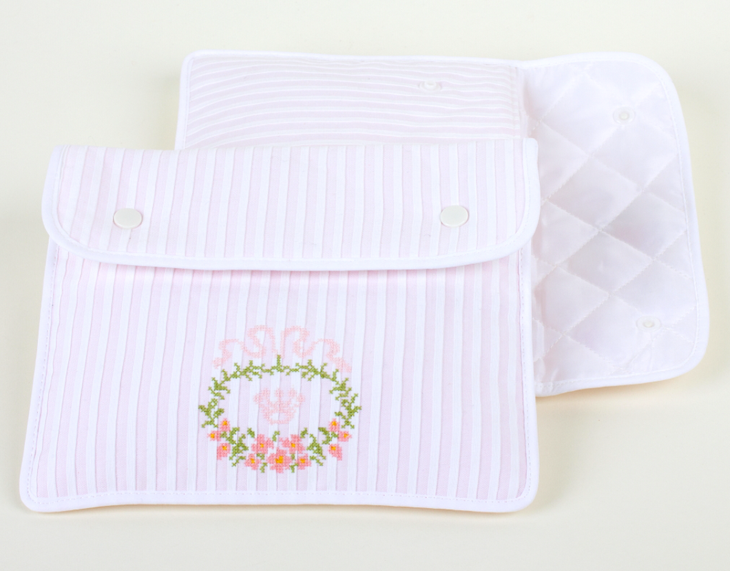 Baby Document Bag Crown- Pink