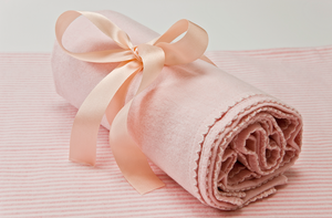 Flannel Baby Blanket Set/2 - Pink