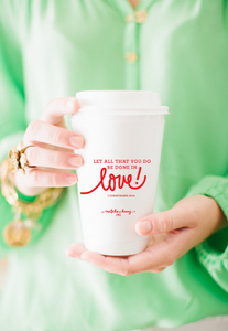 To-Go Coffee Cups | Love! (red)