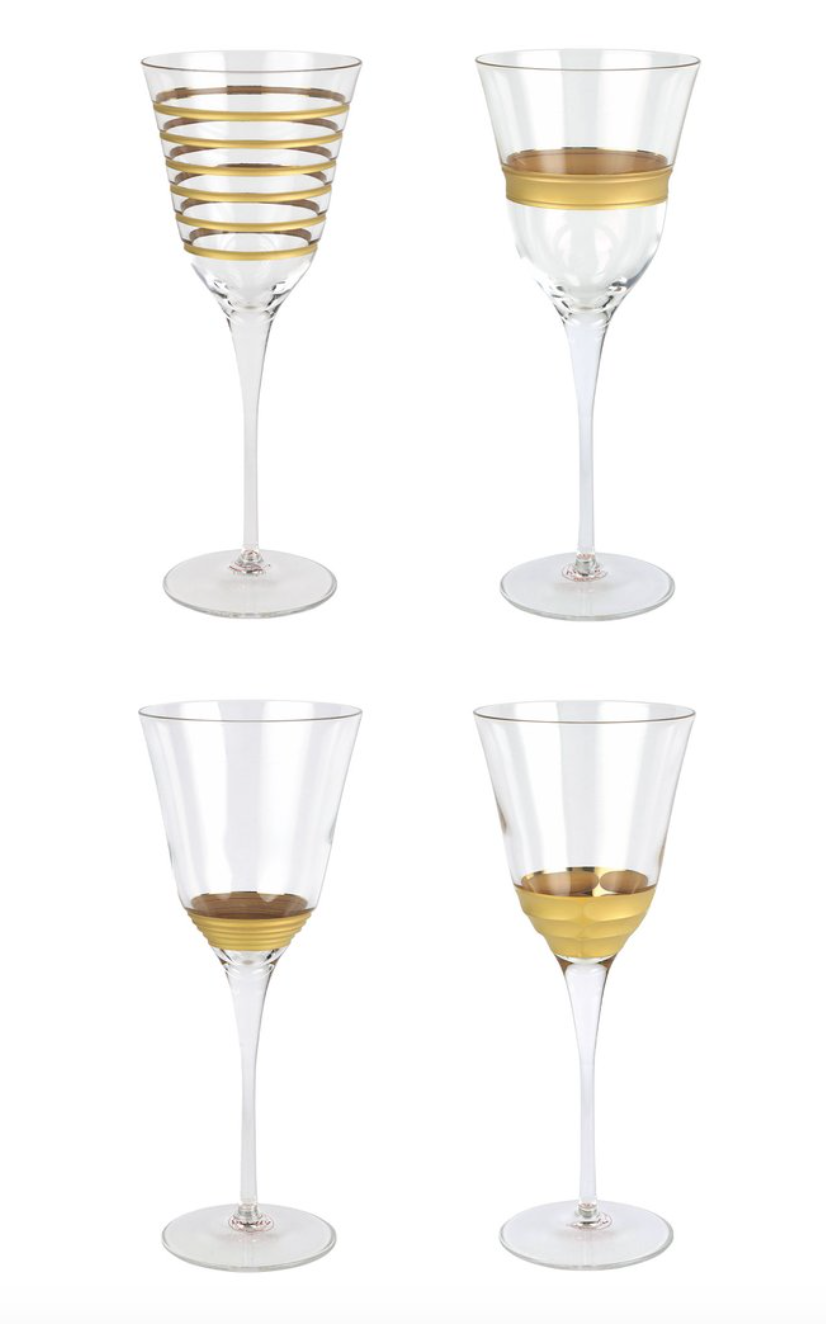 Raffaello Assorted Wine Glasses - Set of 4 – The Finery Jackson