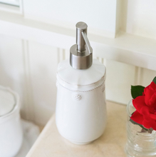 Load image into Gallery viewer, Berry &amp; Thread Whitewash Soap/Lotion Dispenser