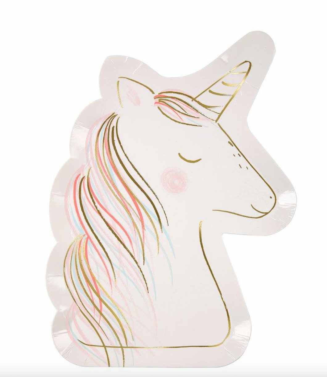 Magical Unicorn Plates (set of 8)