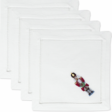 Load image into Gallery viewer, Nutcracker Cocktail Napkins - Set of 4