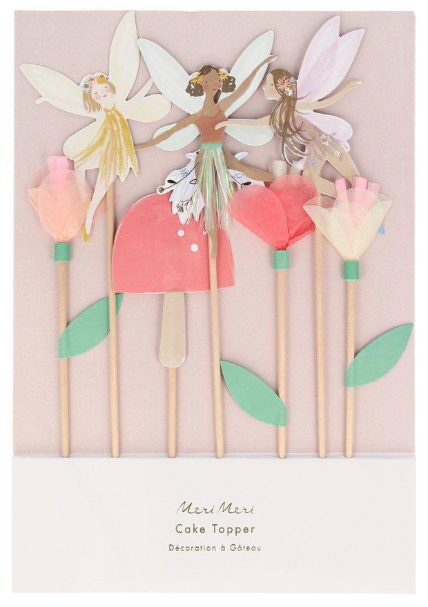 Fairy Cake Toppers - Set of 7