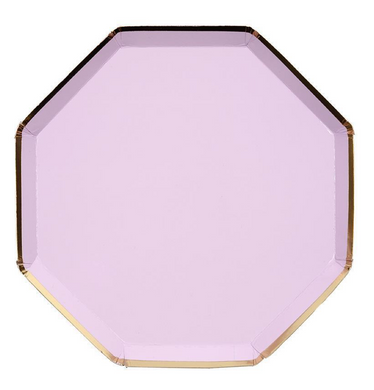 Lilac Octagonal Small Plate - Set of 8