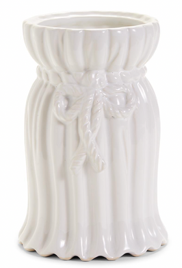 Pleats and Bows Vase