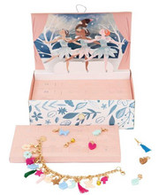 Load image into Gallery viewer, Winter Ballerina Charm Bracelet Adventcalendar Suitcase