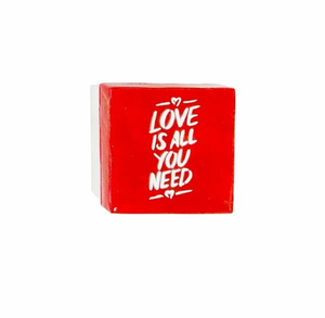 Mini "Love is All You Need" Box- Red and White