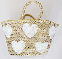 Load image into Gallery viewer, Mini White Heart Basket