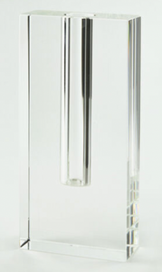 Crystal Rectangle Vase Tall