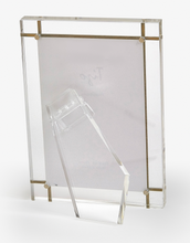 Load image into Gallery viewer, Lucite Frame Gold Metal