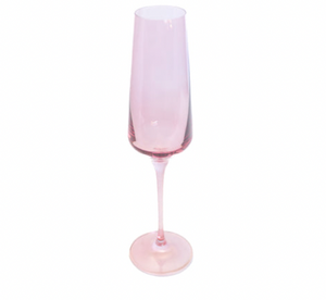 Colored Champagne Flute-Rose (Set of 2)