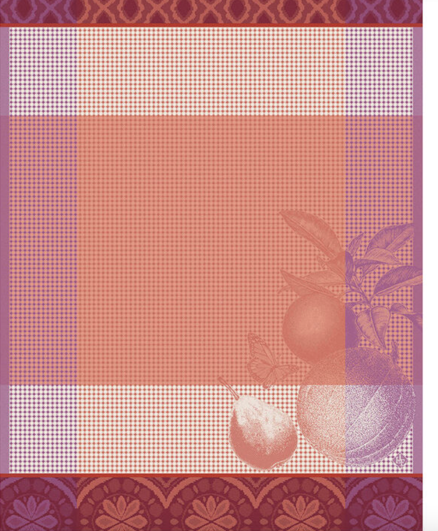 Arriere-Pays Pink Hand Towel