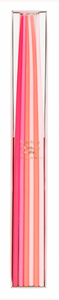 Pink Tall Tapered Candles - Pack of 12