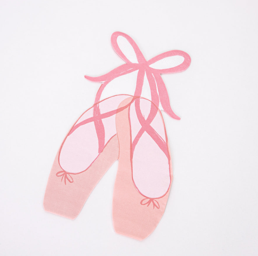 Ballet Slippers Napkins - Pack of 16