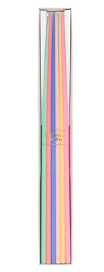 Mixed Tall Tapered Candles - Pack of 12